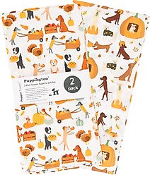 Puppington Harvest Hounds Kitchen Towels, 2 count