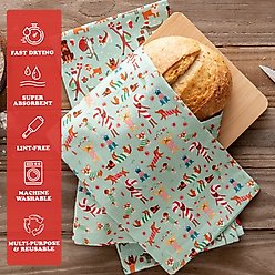 Puppington Christmas Pups Kitchen Towels, 2 count slide 2 of 6