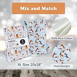 Puppington Christmas Ice Pups Winter Woofs Kitchen Towels, 2 count slide 2 of 6