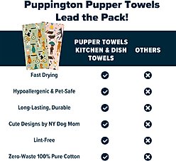 Puppington Spring Pups Kitchen Towels, 2 count slide 2 of 6