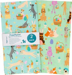 Puppington Egg Hunt Eounds Kitchen Towels, 2 count