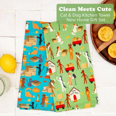 Show full view: Puppington Home Sweet Home Kitchen Towels, 2 count slide 3 of 7