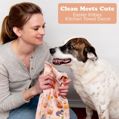 Show full view: Cattington Easter Kitties Kitchen Towels, 2 count slide 3 of 7