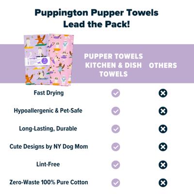 Show full view: Cattington Pirouettes, Poses, & Purrs Kitchen Towels, 2 count slide 6 of 7