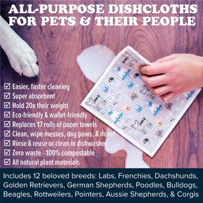 Show full view: Puppington Favorite Breeds Kitchen Towels, 12 count slide 3 of 8