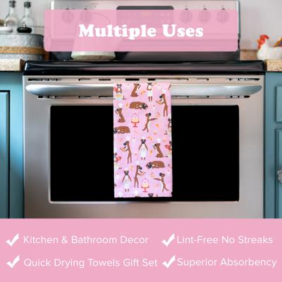 Show full view: Puppington Pastry Pups Kitchen Towels, 2 count slide 5 of 7