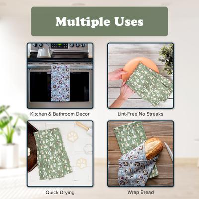 Show full view: Puppington Cozy Cooks Kitchen Towels, 2 count slide 5 of 7