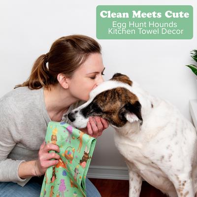 Show full view: Puppington Egg Hunt Eounds Kitchen Towels, 2 count slide 3 of 7