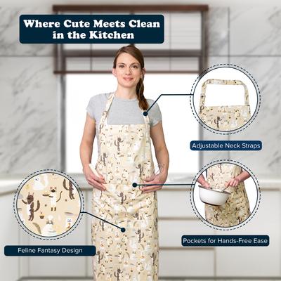 Show full view: Cattington Feline Foodies Apron slide 4 of 8