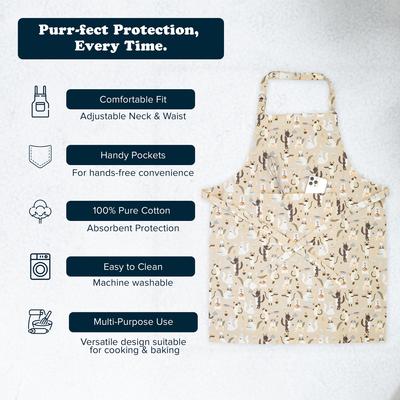 Show full view: Cattington Feline Foodies Apron slide 3 of 8