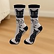 Show in main carousel: E&S PETS Black Cat Life Is Better Socks, Grey, one size slide 3 of 3
