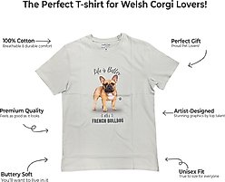 E&S PETS French Bulldog T-Shirt, Steel, X-Large slide 2 of 4