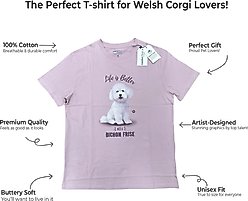 E&S PETS Bichon Frise T-Shirt, Pink, Medium slide 2 of 3
