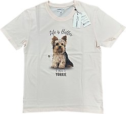 E&S PETS Yorkie T-Shirt, Pink, Large