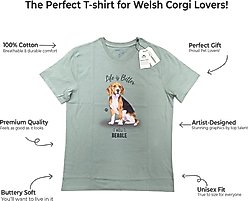 E&S PETS Beagle T-Shirt, Green, X-Large slide 2 of 3