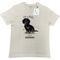 Show in main carousel: E&S PETS Dachshund Black T-Shirt, Ivory, X-Large slide 1 of 4