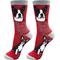 Show in main carousel: E&S PETS Boston Terrier Life Is Better Socks, Red, one size slide 1 of 3
