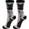 Show in main carousel: E&S PETS Black Cat Life Is Better Socks, Grey, one size slide 1 of 3