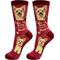 Show in main carousel: E&S PETS Yorkie Life Is Better Socks, Red, one size slide 1 of 3