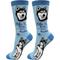 Show in main carousel: E&S PETS Siberian Husky Life Is Better Socks, Grey, one size slide 1 of 3