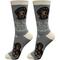 Show in main carousel: E&S PETS Dachshund Life Is Better Socks, Grey, one size slide 1 of 3