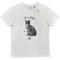 Show in main carousel: E&S PETS Silver Tabby Cat T-Shirt, Ivory, XX-Large slide 1 of 3