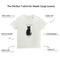 Show in main carousel: E&S PETS Black Cat T-Shirt, Ivory, Medium slide 2 of 3