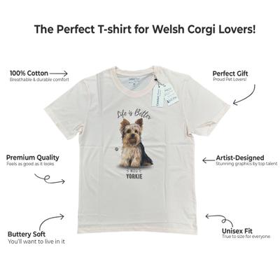 Show full view: E&S PETS Yorkie T-Shirt, Pink, X-Large slide 2 of 4