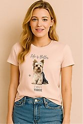 E&S PETS Yorkie T-Shirt, Pink, X-Large slide 2 of 4