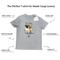 Show in main carousel: E&S PETS Pug T-Shirt, Grey, Large slide 2 of 3