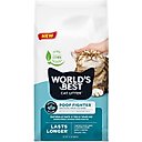 World's Best Poop Fighter Maximum Odor Defense Scented Clumping Cat Litter, 15-lb bag
