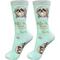 Show in main carousel: E&S PETS Shih Tzu Life Is Better Socks, Teal, one size slide 1 of 3