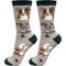 Show in main carousel: E&S PETS Papillon Life Is Better Socks, Green, one size slide 1 of 3