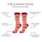 Show in main carousel: E&S PETS Pomeranian Life Is Better Socks, Peach, one size slide 2 of 3