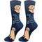 Show in main carousel: E&S PETS Golden Retriever Life Is Better Socks, Blue, one size slide 1 of 3