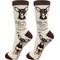 Show in main carousel: E&S PETS Chihuahua Life Is Better Socks, Cream, one size slide 1 of 3