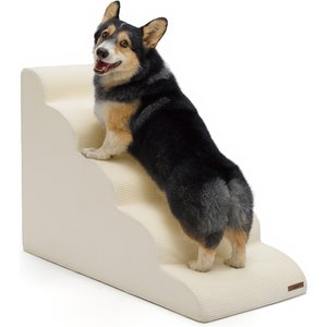 Lesure Dog Stairs, Beige, 5-Step