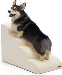 Lesure Dog Stairs, Beige, 4-Step