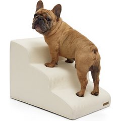 Lesure Dog Stairs, Beige, 3-Step