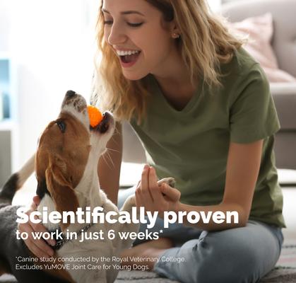 Show full view: Vetnique Labs YuMOVE Plus Chewable Tablet Extra Strength Joint Supplement for Dogs, 240 count slide 5 of 11