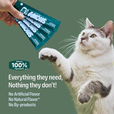 Show full view: Glad Tidings Snowy's Seafood with Wild-Caught Tuna & Shrimp Human-Grade Lickable Cat Treats, 6.76-oz pouch, 16 count slide 7 of 10