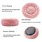 Show in main carousel: LFC PETS Calming Anti-Anxiety Donut Dog & Cat Bed, Pink, Medium slide 8 of 11