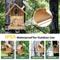Show in main carousel: Coziwow Wooden Smart Bird Feeder with Camera Solar Powered for Wild Bird, 2.5-L slide 5 of 10