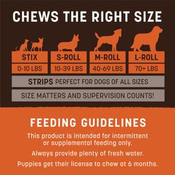 Earth Animal No-Hide From the Grill Long Lasting Natural Rawhide Alternative Grilled Cheese Vegetarian Flavor Stix Chew Dog & Cat Treat Sticks, 20 count slide 2 of 5