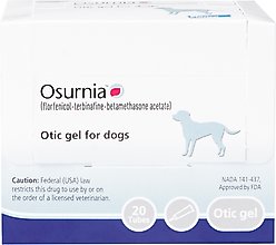 Osurnia (florfenicol, terbinafine, betamethasone acetate) Otic Gel for Dogs, 1-mL, 2 tubes