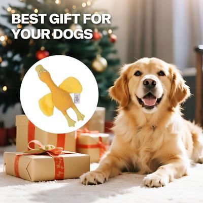 Show full view: allforpaws Zootex Soft Wing Duck Plush Dog Toy slide 6 of 8