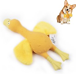 allforpaws Zootex Soft Wing Duck Plush Dog Toy
