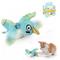 Show in main carousel: allforpaws Catoon Jittering Bird Plush Cat Toy, Turquoise slide 1 of 8