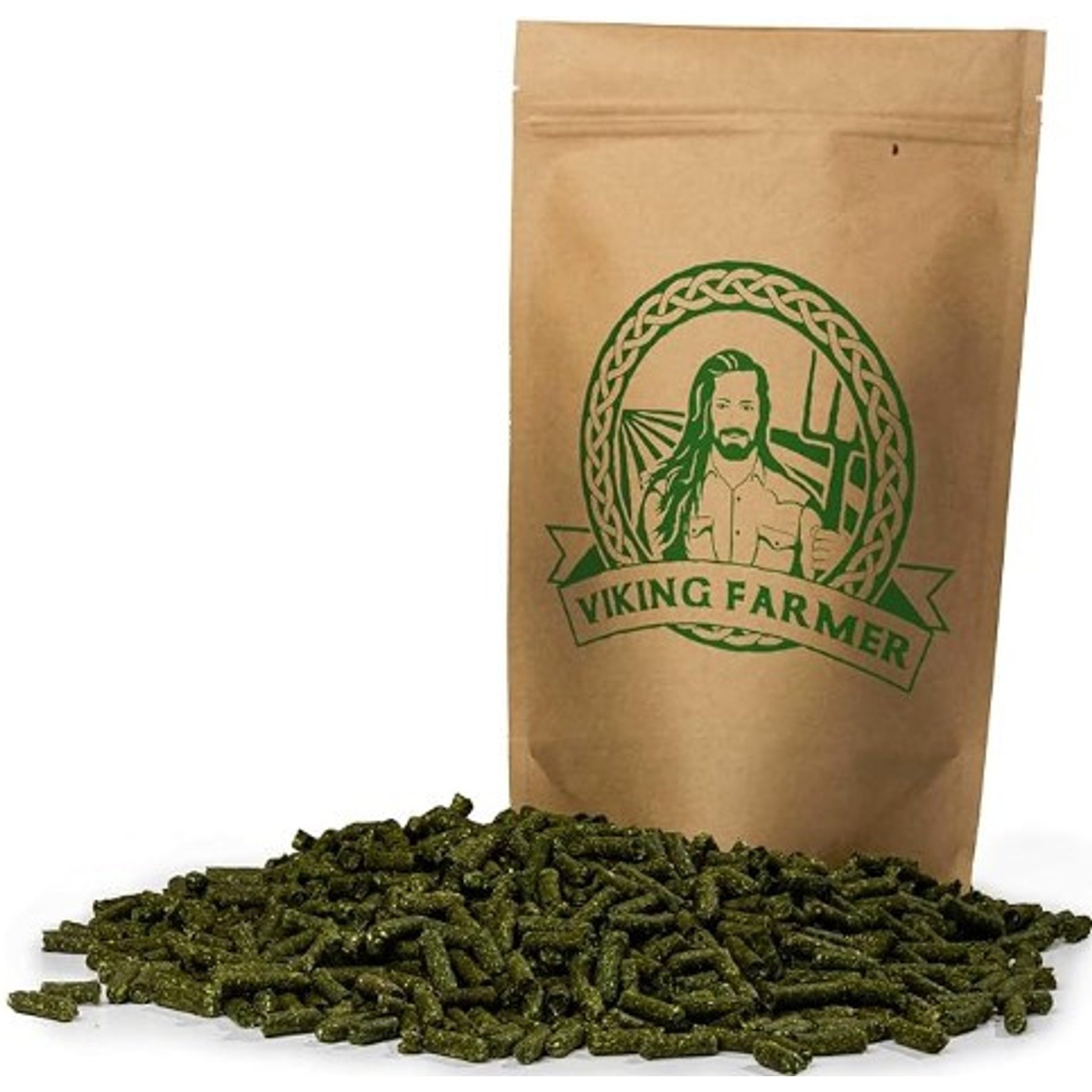 Viking Farmer Premium 100% Timothy Hay Pellets Small Animal Food, 12-lb bag
