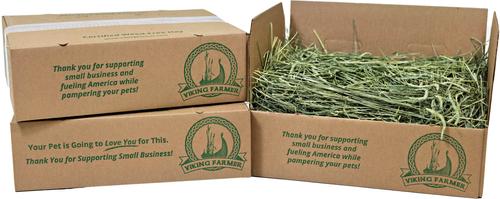 Show full view: Viking Farmer 1st Cut Timothy Hay for Rabbits & Small Pets, 8-lb box slide 4 of 5